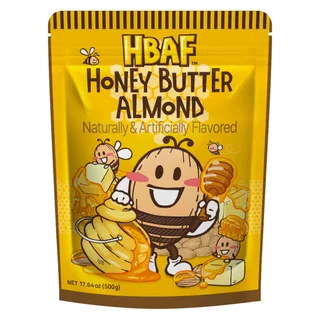 HBAF HONEY BUTTER ALMONDS 17.63 OZ