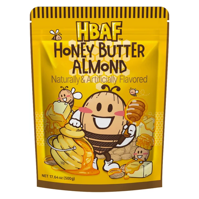 HBAF HONEY BUTTER ALMONDS 17.63 OZ
