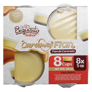 EL EXQUISITO SABOR CARAMEL FLAN 8/5 OZ (2.5 LBS)