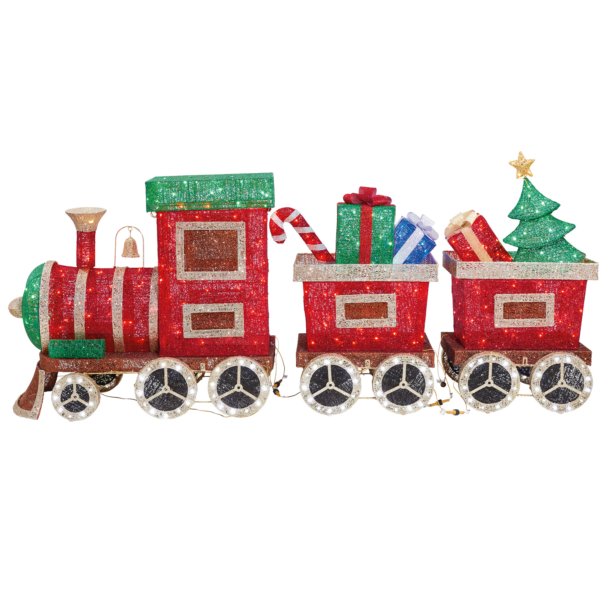 Random Twinkling LED Train Set, 3-piece | Costco