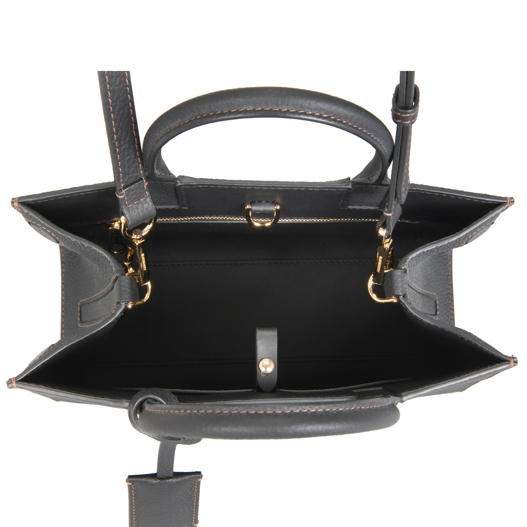Burberry Grainy Mini Leather Frances, Black | Costco