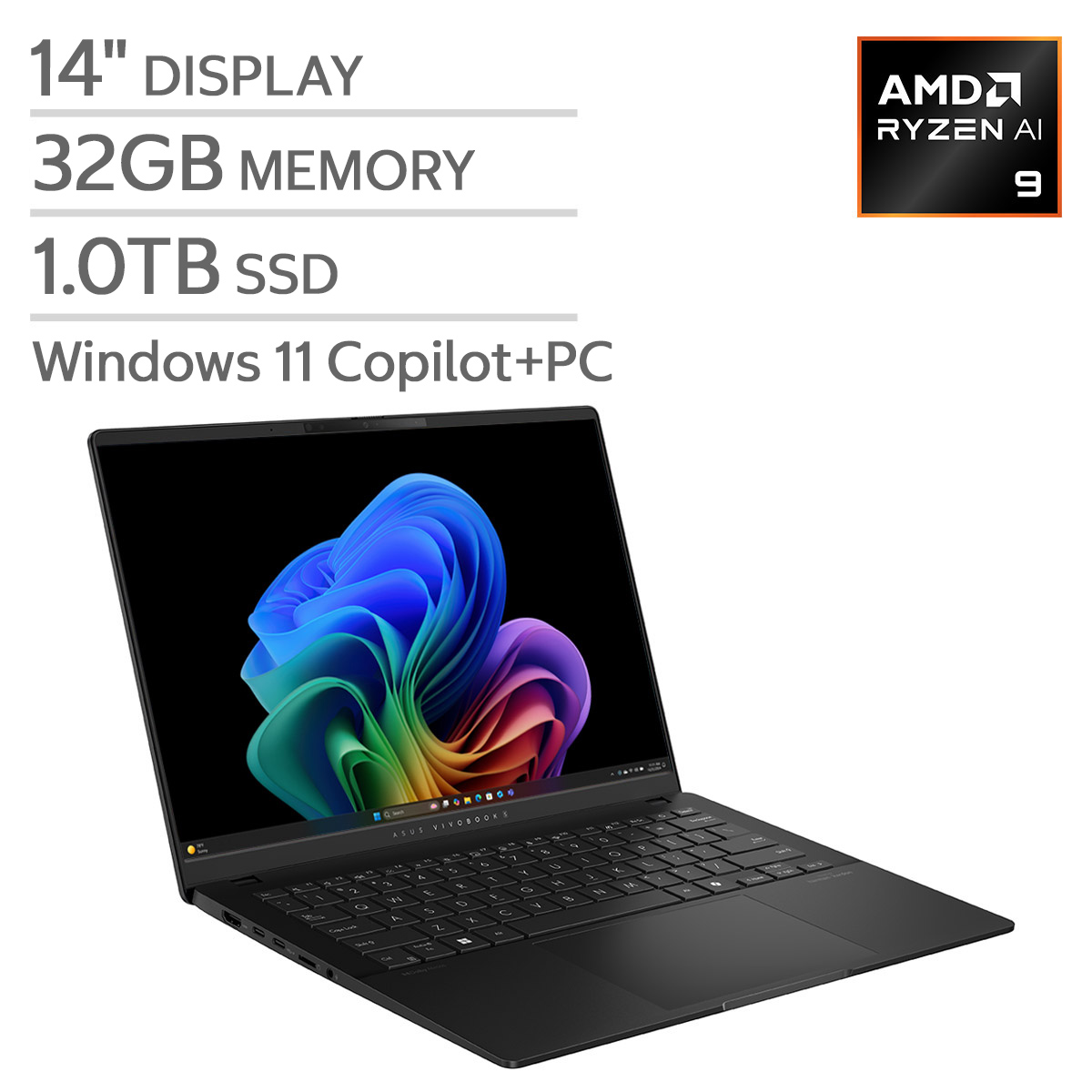 AI⭐Copilot+PC⭐有機EL⭐ASUS⭐1年保証⭐32GB⭐1TB⭐3K ASUS Vivobook S 14