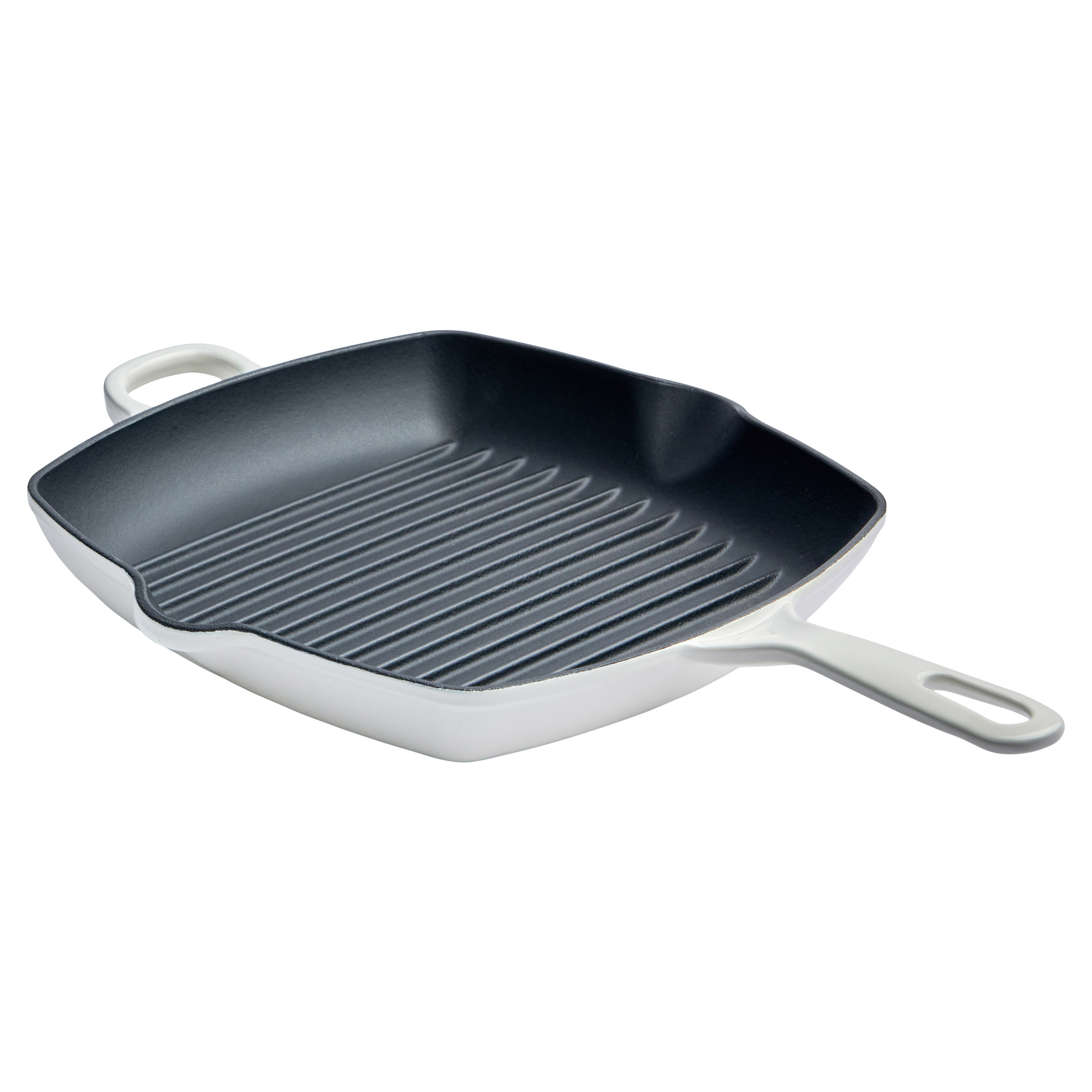 Chuck Hughes Square Cast Iron Grill Pan, 26 cm (10.25 in.)