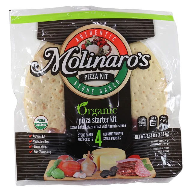 Molinaro's Organic Pizza Starter Kit, 4-count