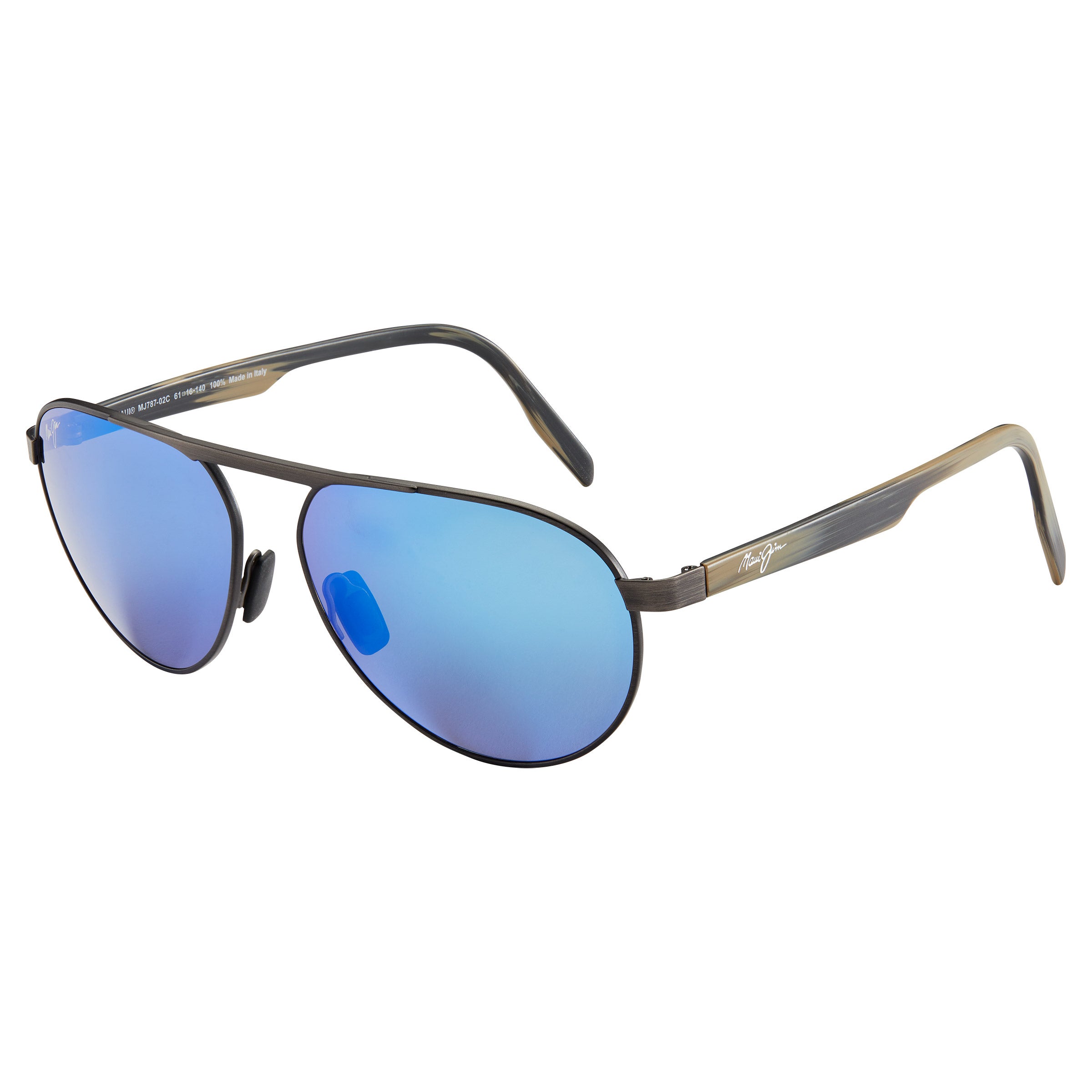 Maui Jim Swinging Bridges B787-02C Brushed Dark Gunmetal Polarized