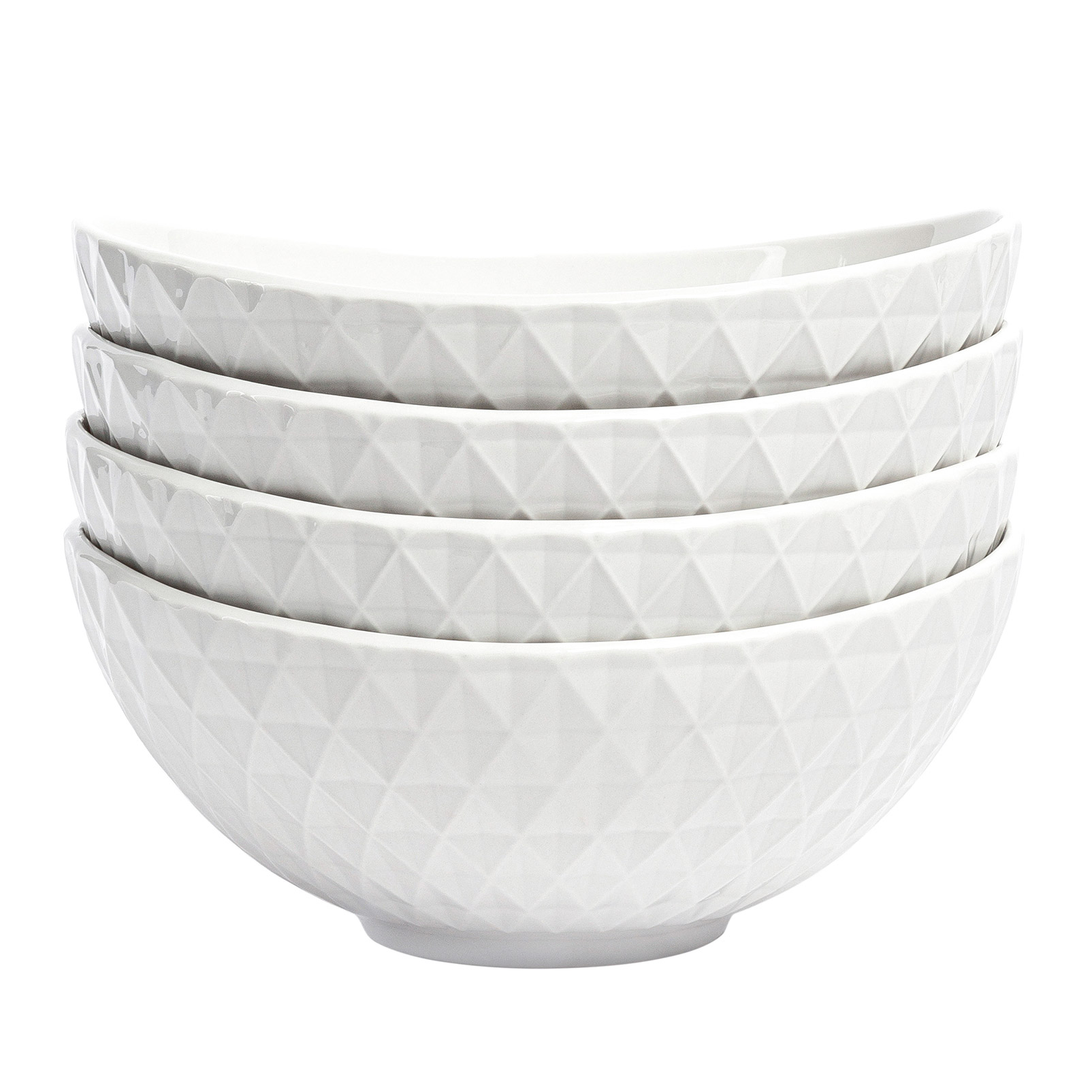 Over & Back Stoneware Serving Bowls, 4-pieces