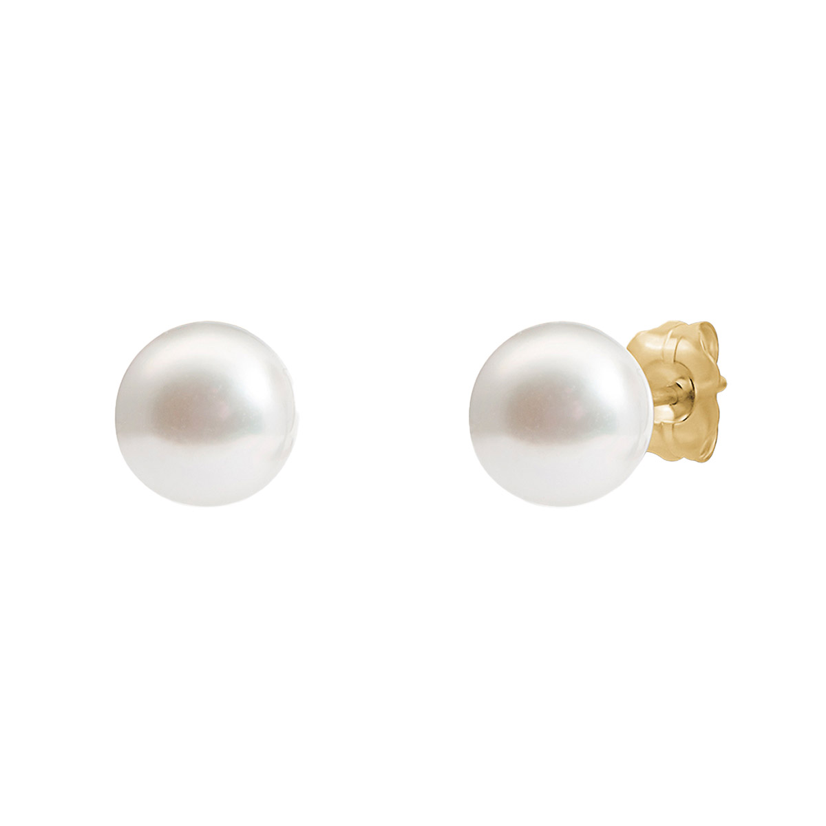 7.5 – 8 mm Cultured Akoya Pearl Earrings