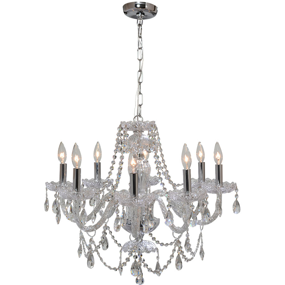 Di Luce Dahlia 8-light Chandelier