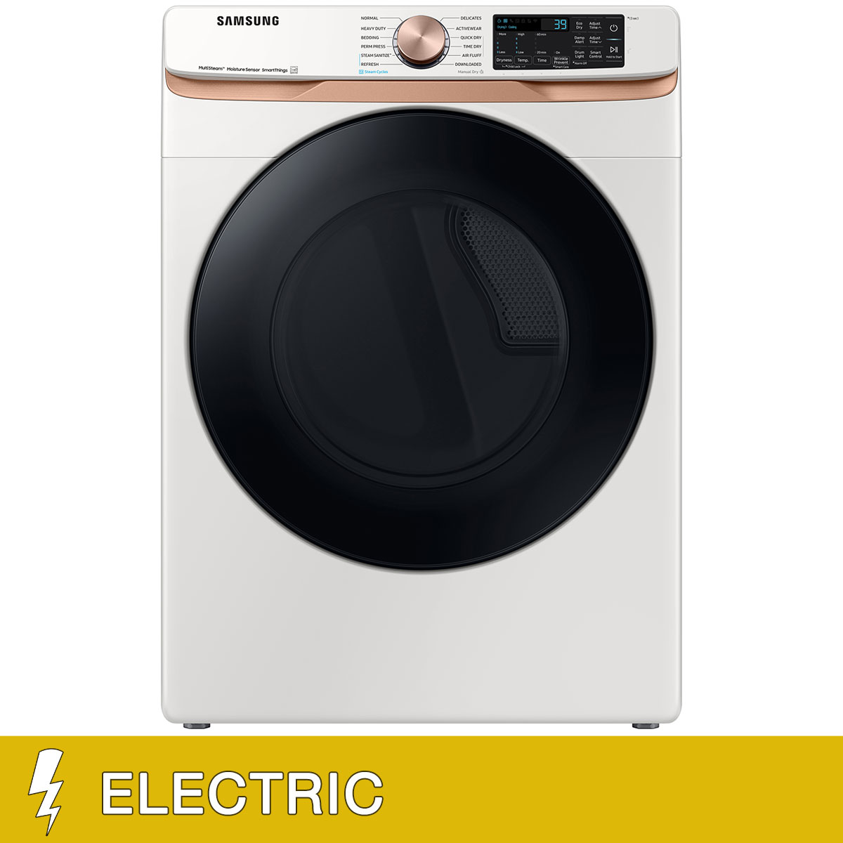 Samsung 7.5 cu. ft. Smart Electric Dryer with Steam Sanitize+ and Sensor Dry