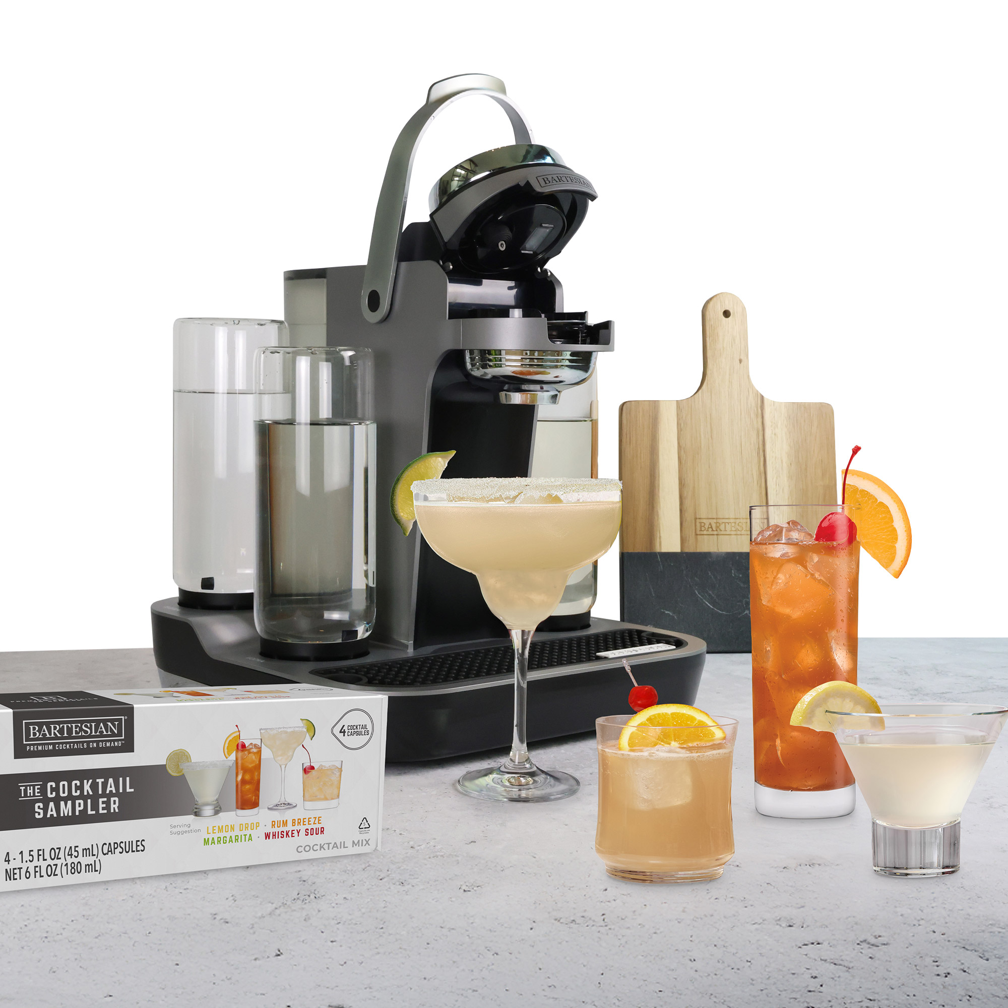 Bartesian Professional Cocktail Maker + Cocktail Sampler Bundle