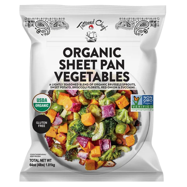 TATTOOED CHEF ORGANIC SHEET PAN VEGETABLES 4 LB