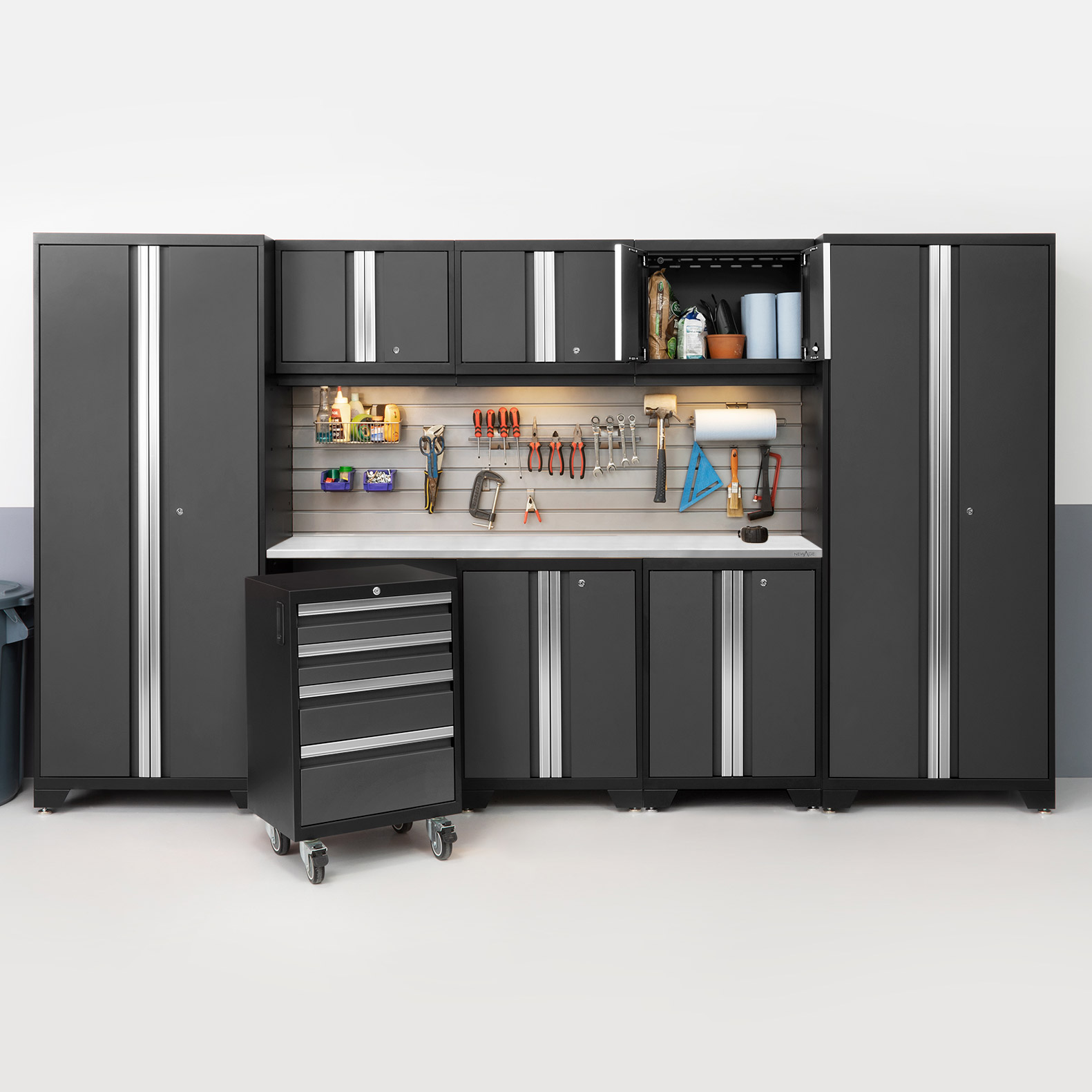 NewAge Products Bold Series 3.0 Cabinetry, 9 pcs