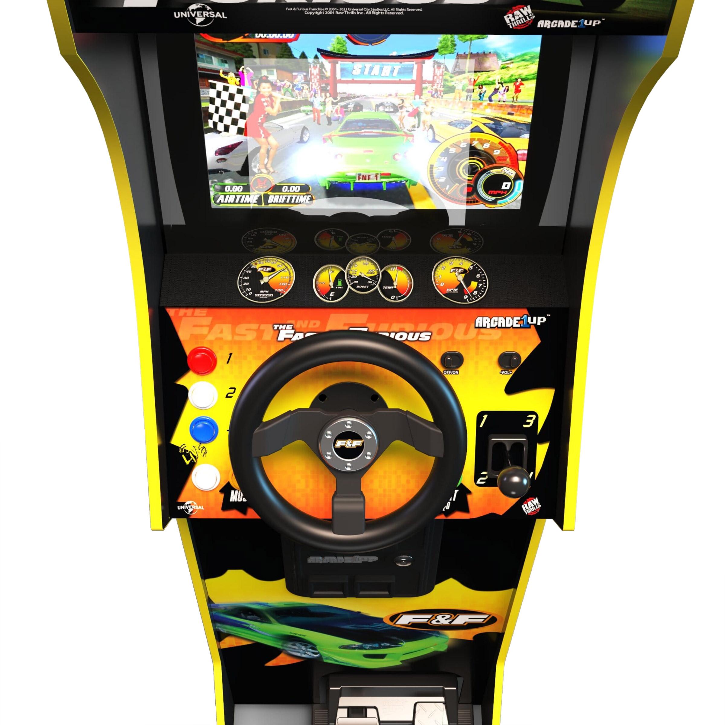 Arcade1Up The Fast & The Furious Deluxe Arcade Machine 2-in
