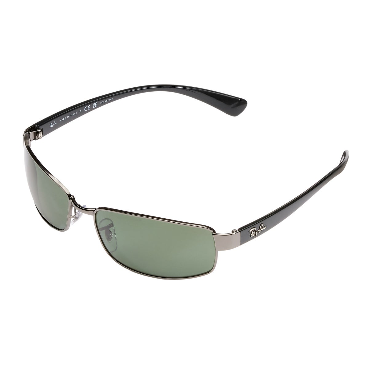 Rayban RB3364 Gunmetal Green Polarized Sunglasses | Costco Rayban RB3364 Gunmetal Green Polarized Sunglasses | Costco