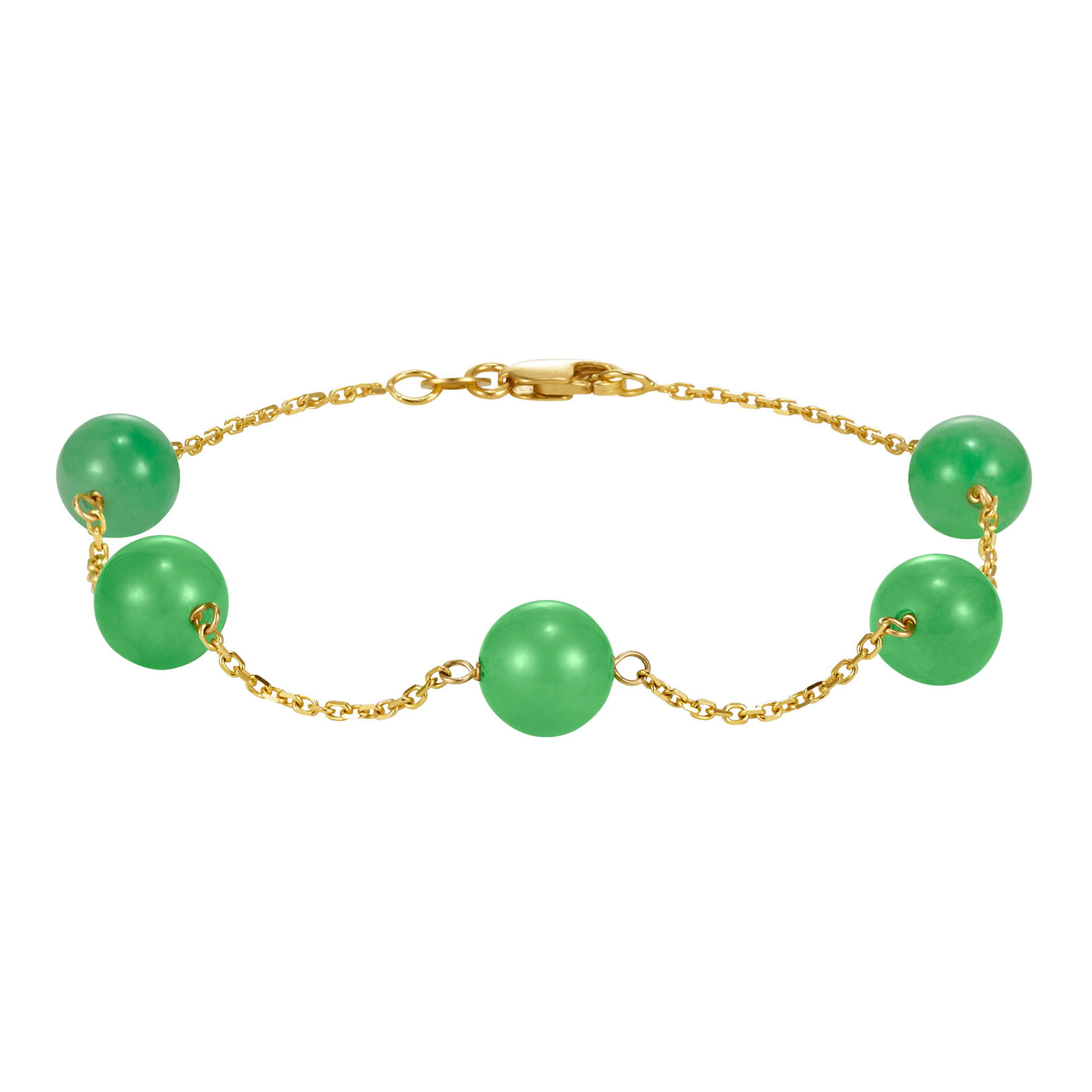 8 mm Dyed Jade Bead Bracelet