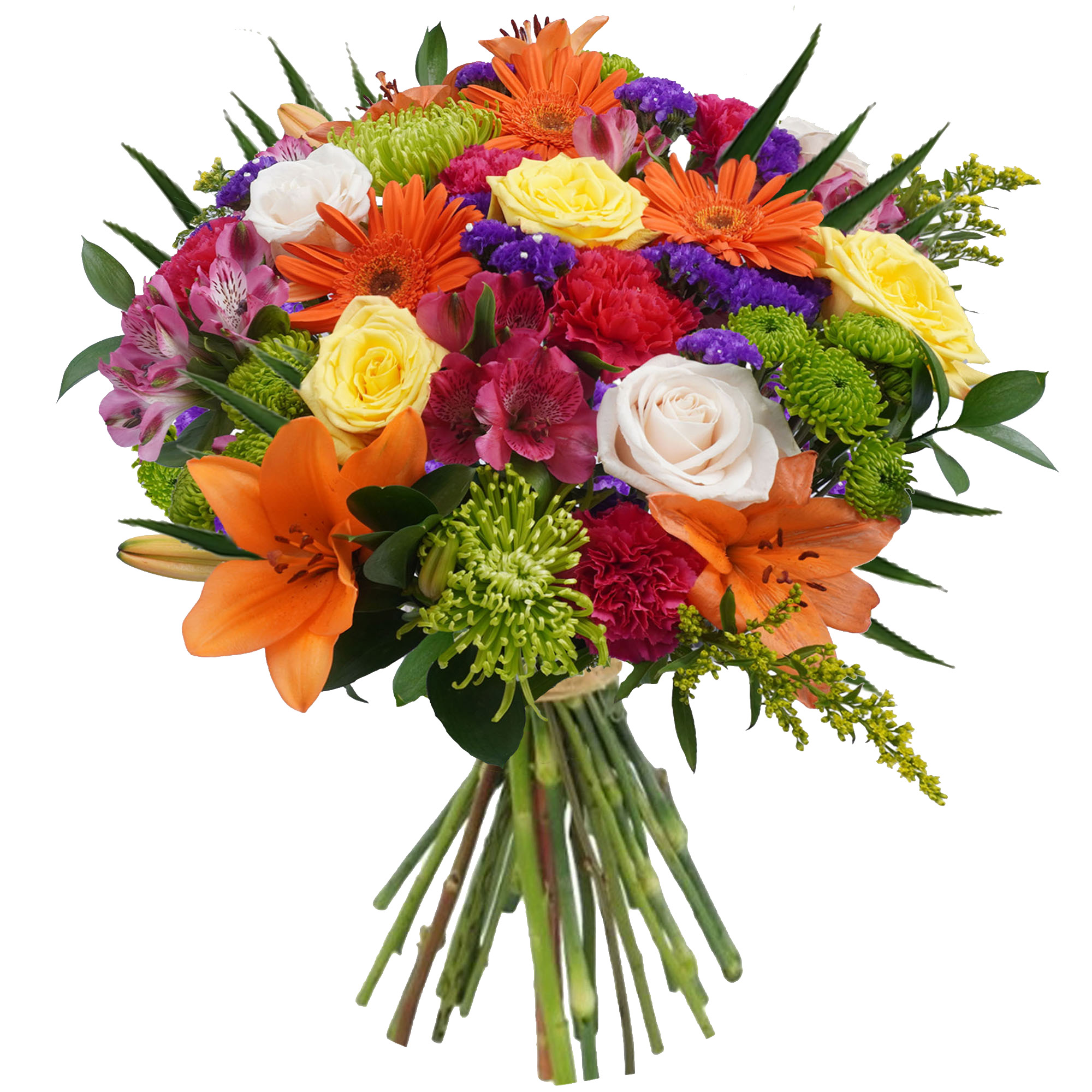 Color Me Happy Hand-Tied Bouquet