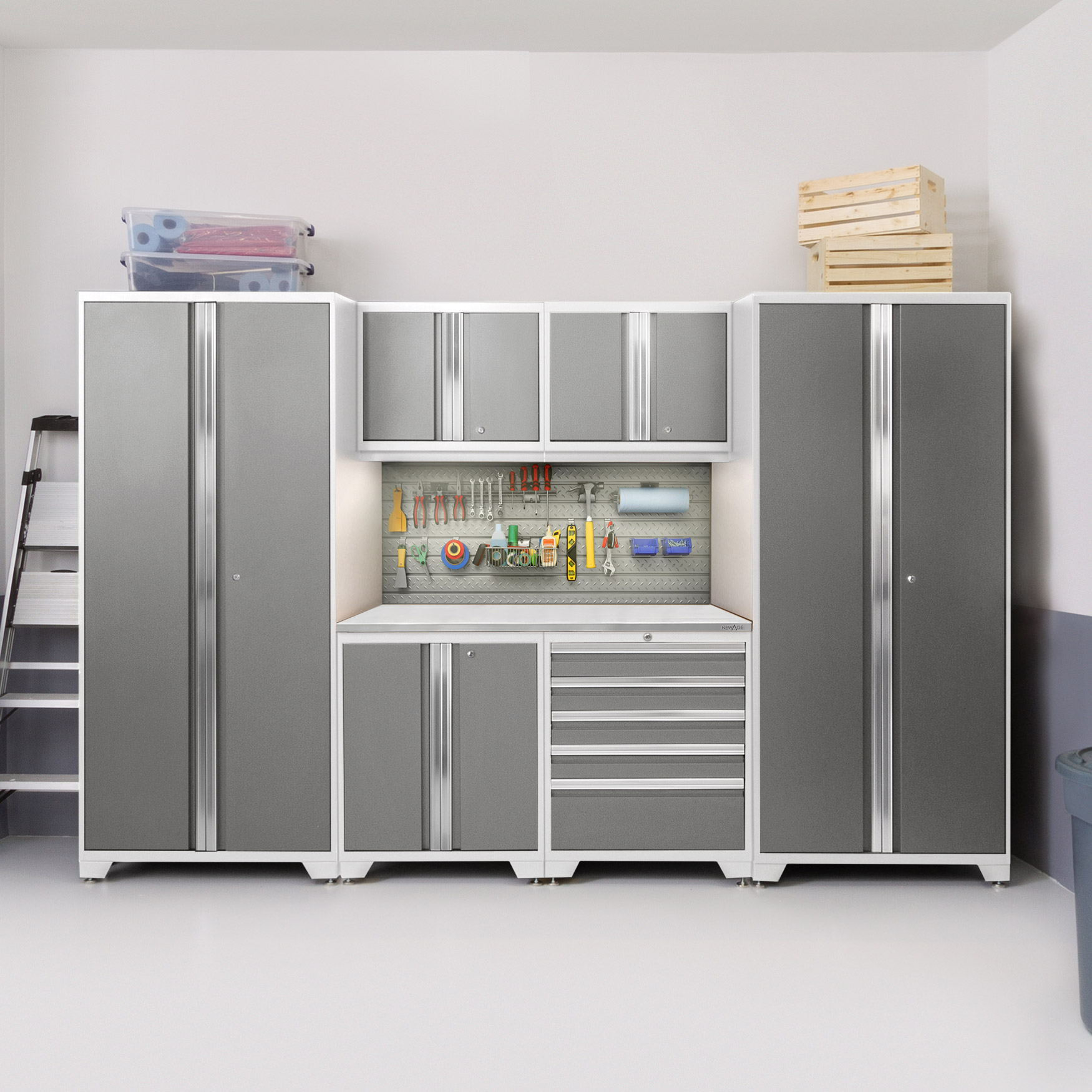 NewAge Products Pro 3.0 Series Storage Cabinet 7-piece Set