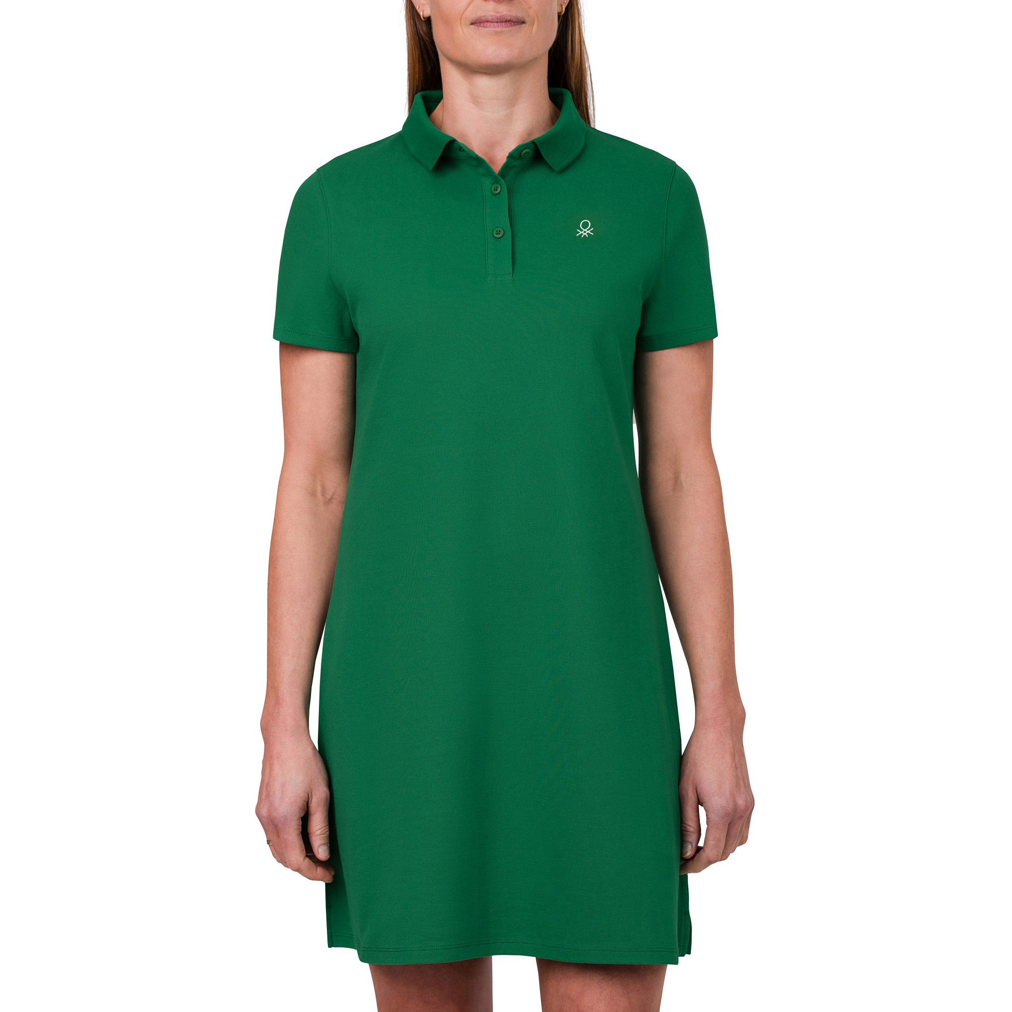 United Colors of Benetton - Women’s Short Sleeve Polo Dress