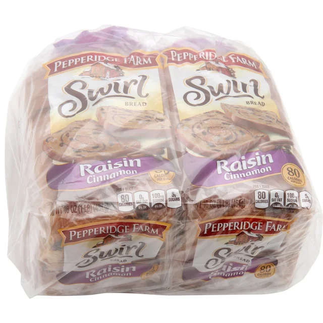 Pepperidge Farm Cinnamon Raisin Swirl Bread, 16 oz, 2-count