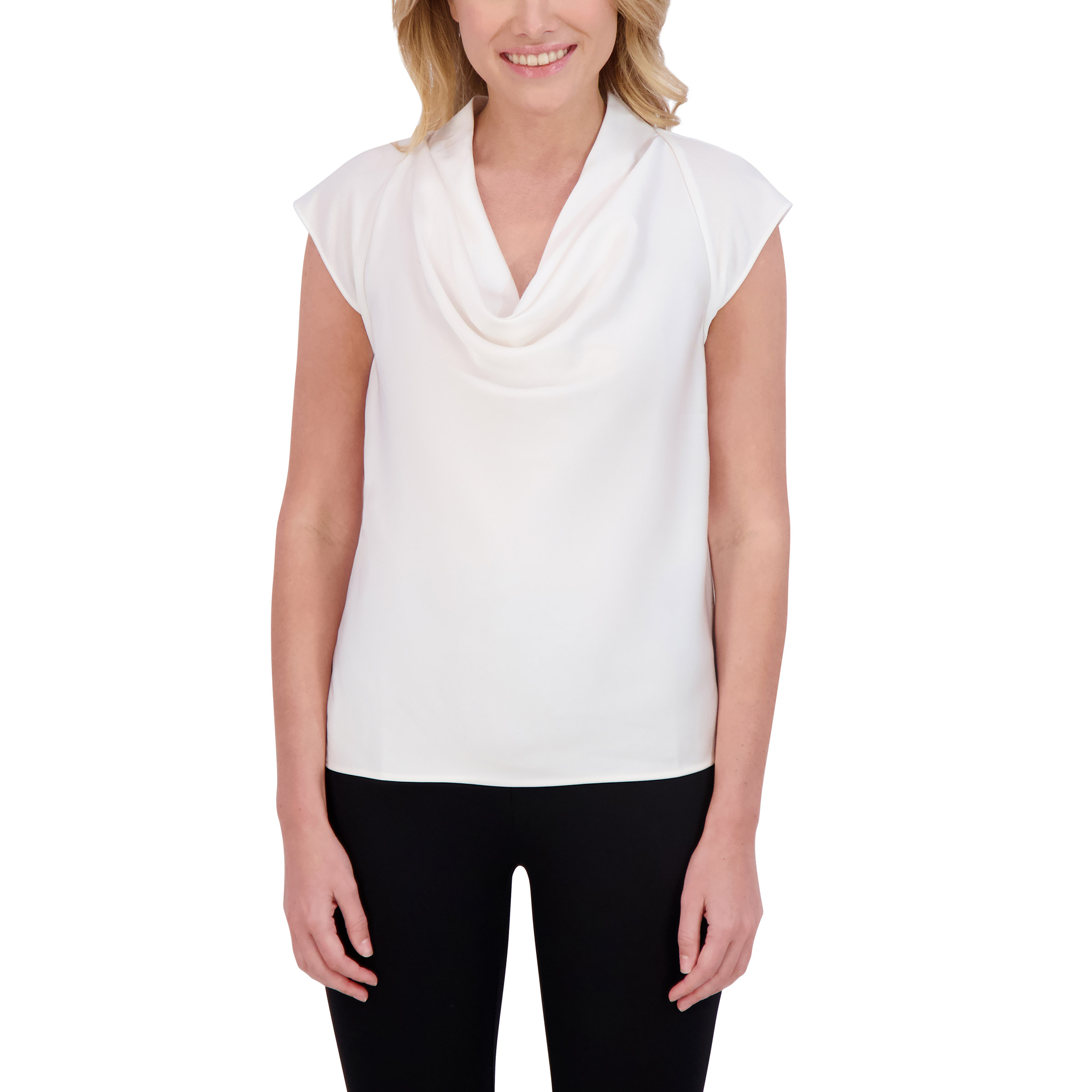 DKNY Women's Cowl Neck Top