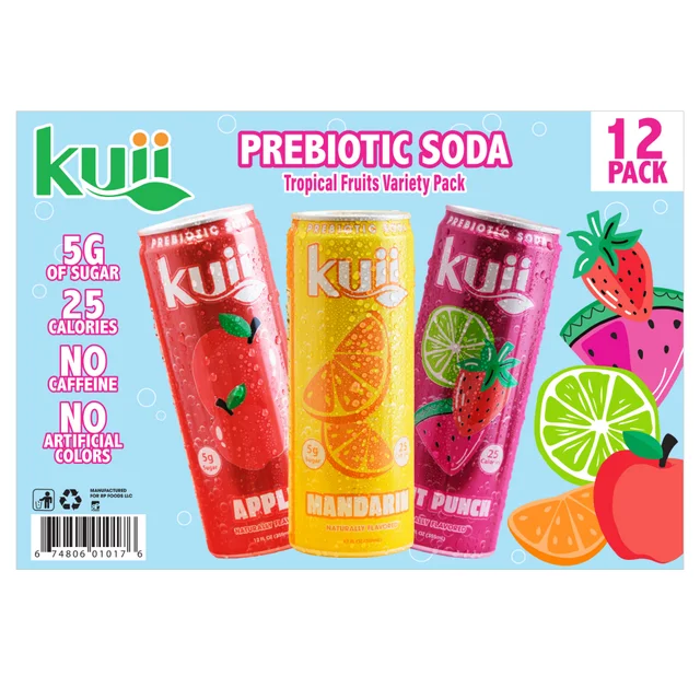 KUII PREBIOTIC SODA VTY 12 CT / 12 OZ