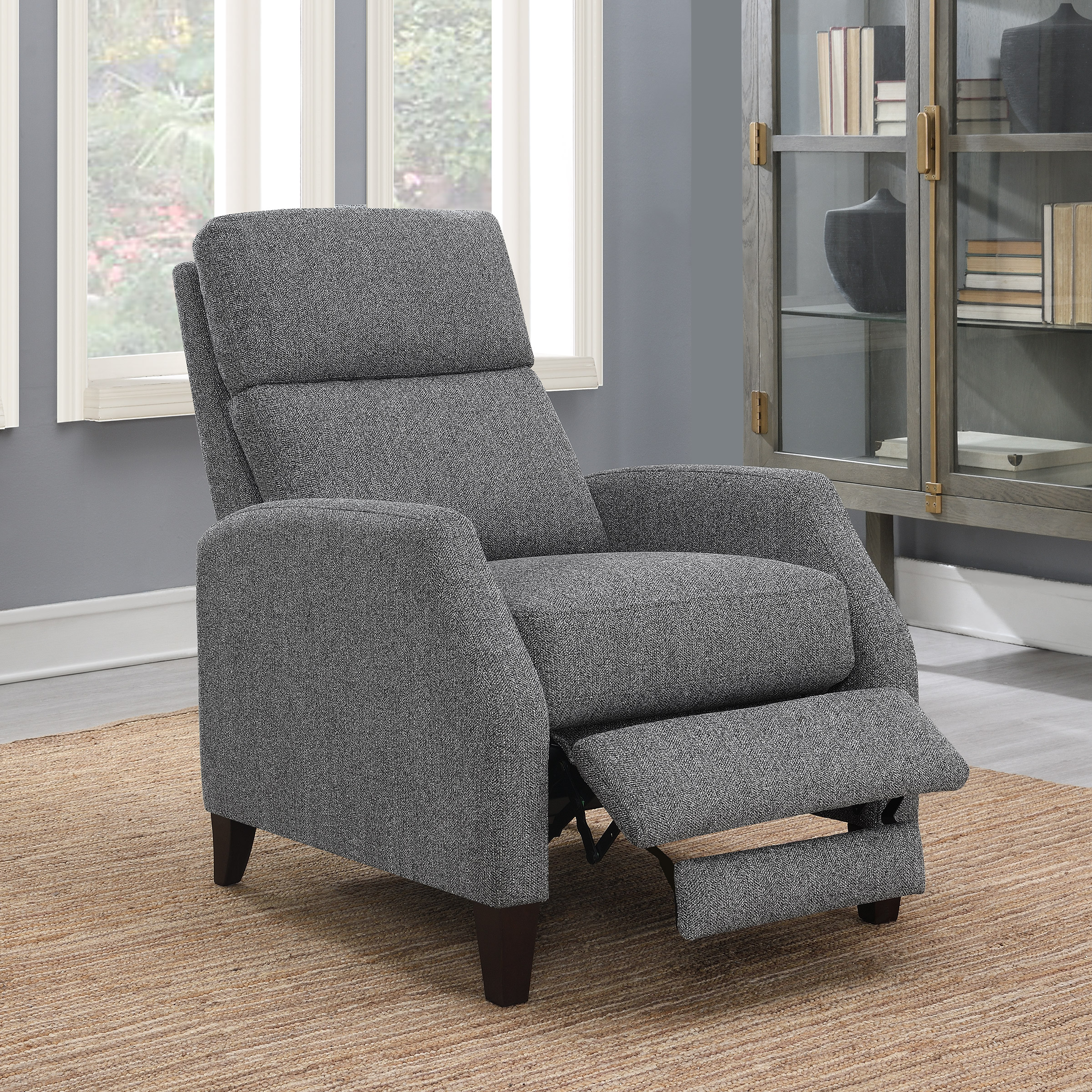 Fabric Pushback Recliner