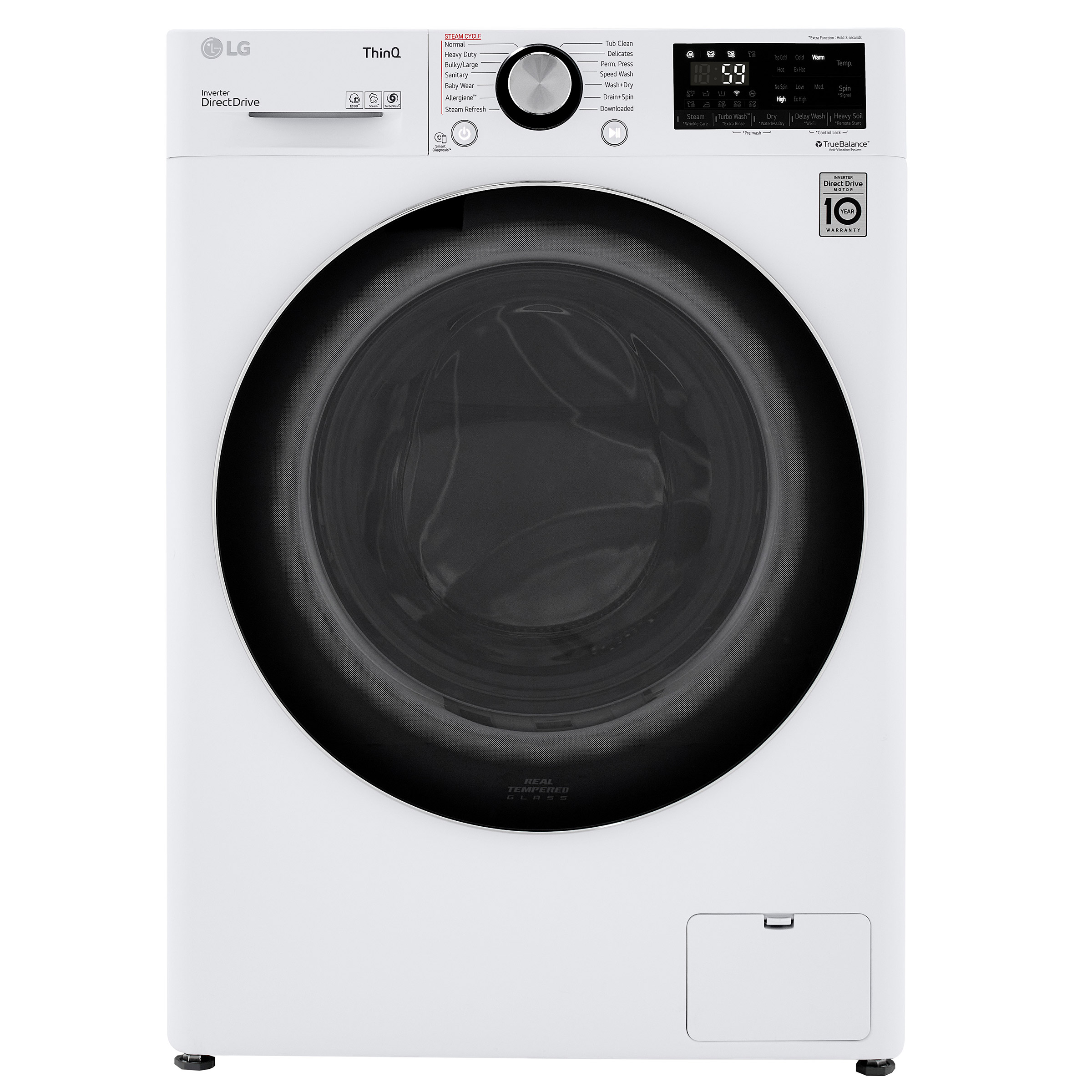 LG Wi-Fi Enabled Compact Front Load All-In-One Washer