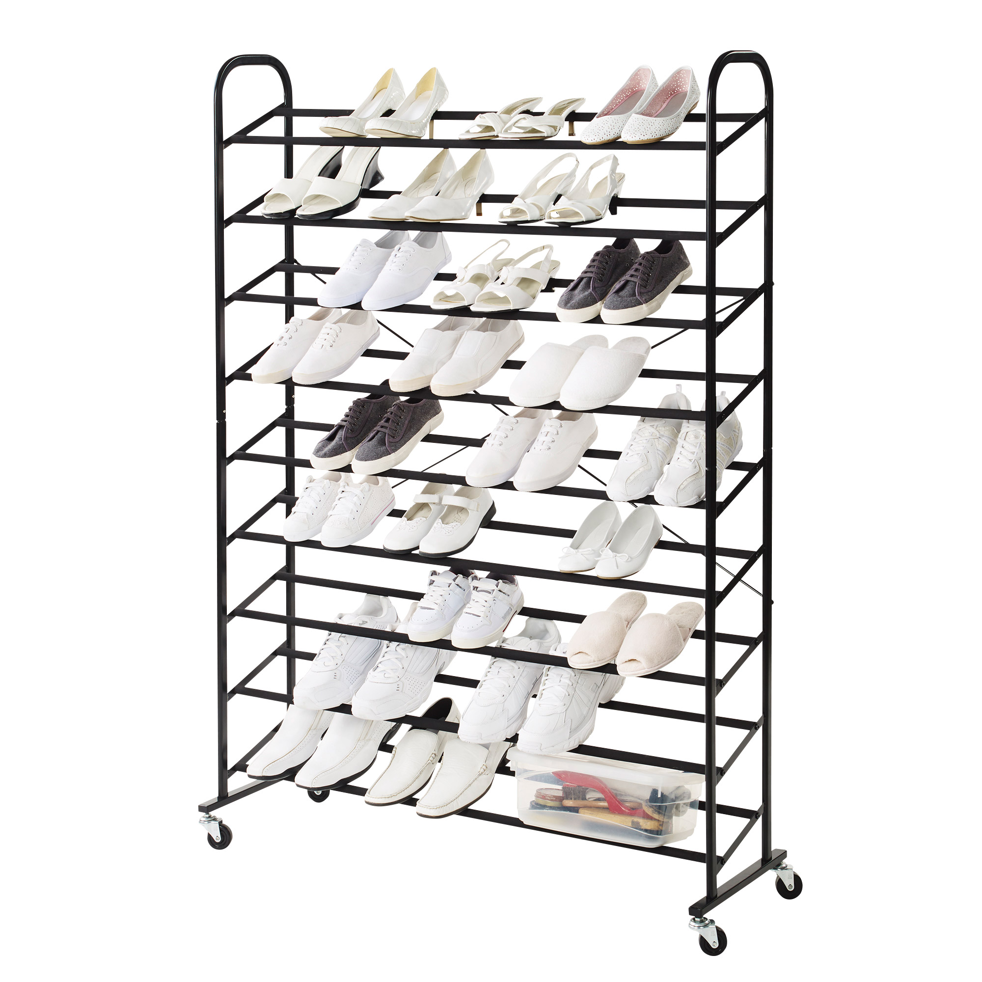 Neatfreak 9 Tier Rolling Shoe Tower | Costco
