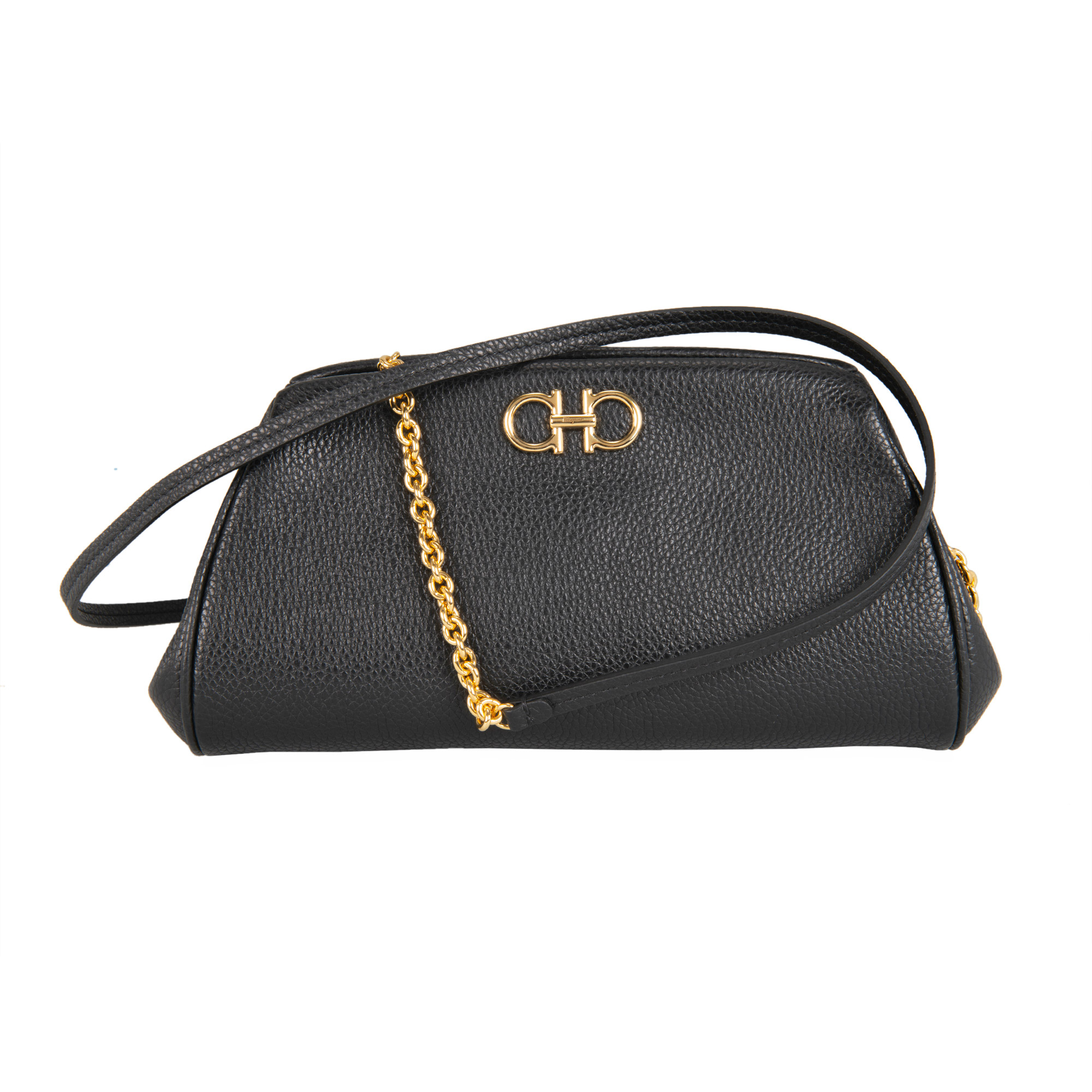 Ferragamo Gancini Minibag Nero, Black | Costco