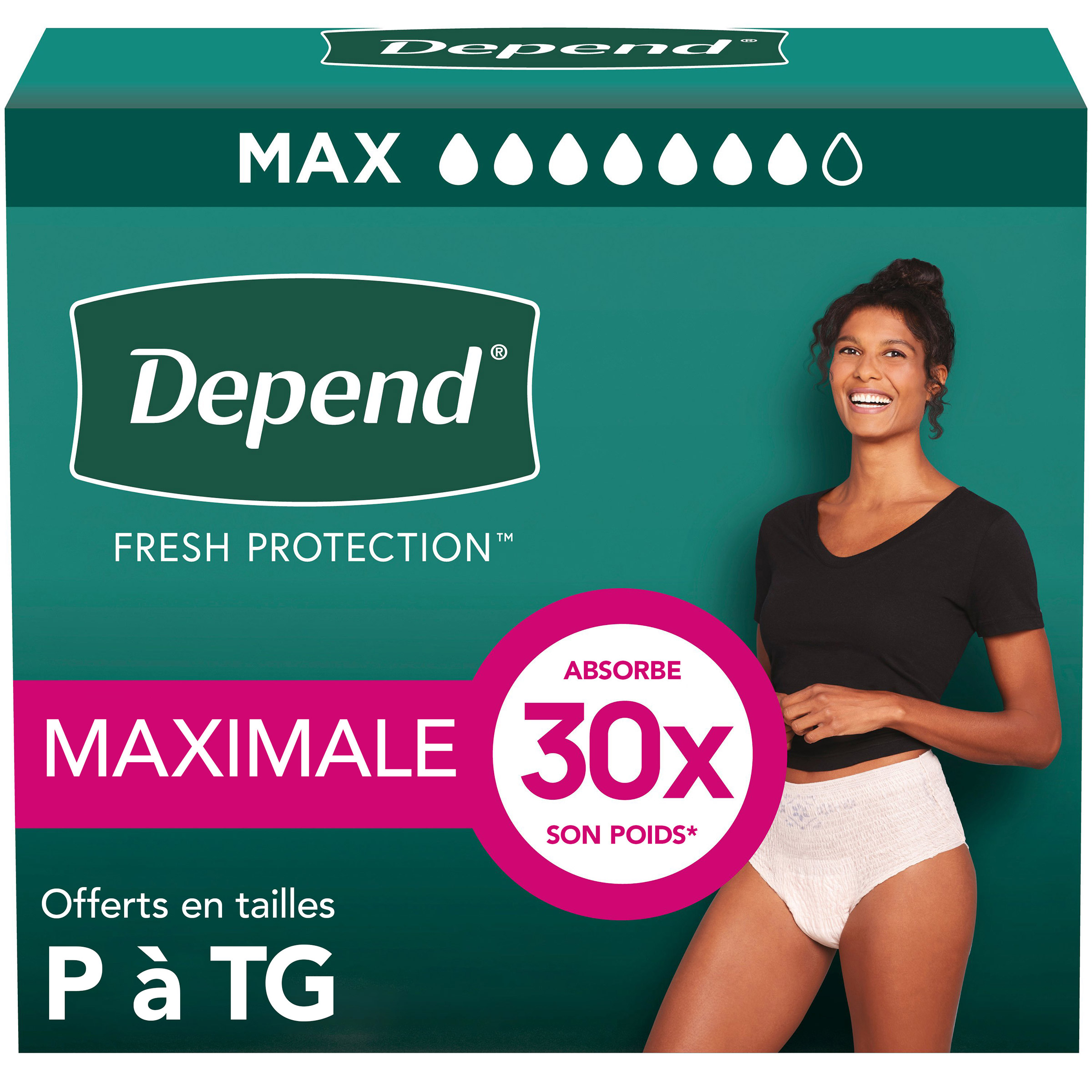 Depend Sous-vêtements et à absorption maximale pour femmes