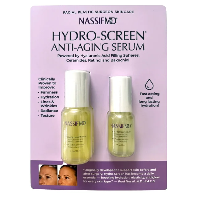 NASSIFMD HYDRO-SCREEN 2 FL OZ + 1 FL OZ