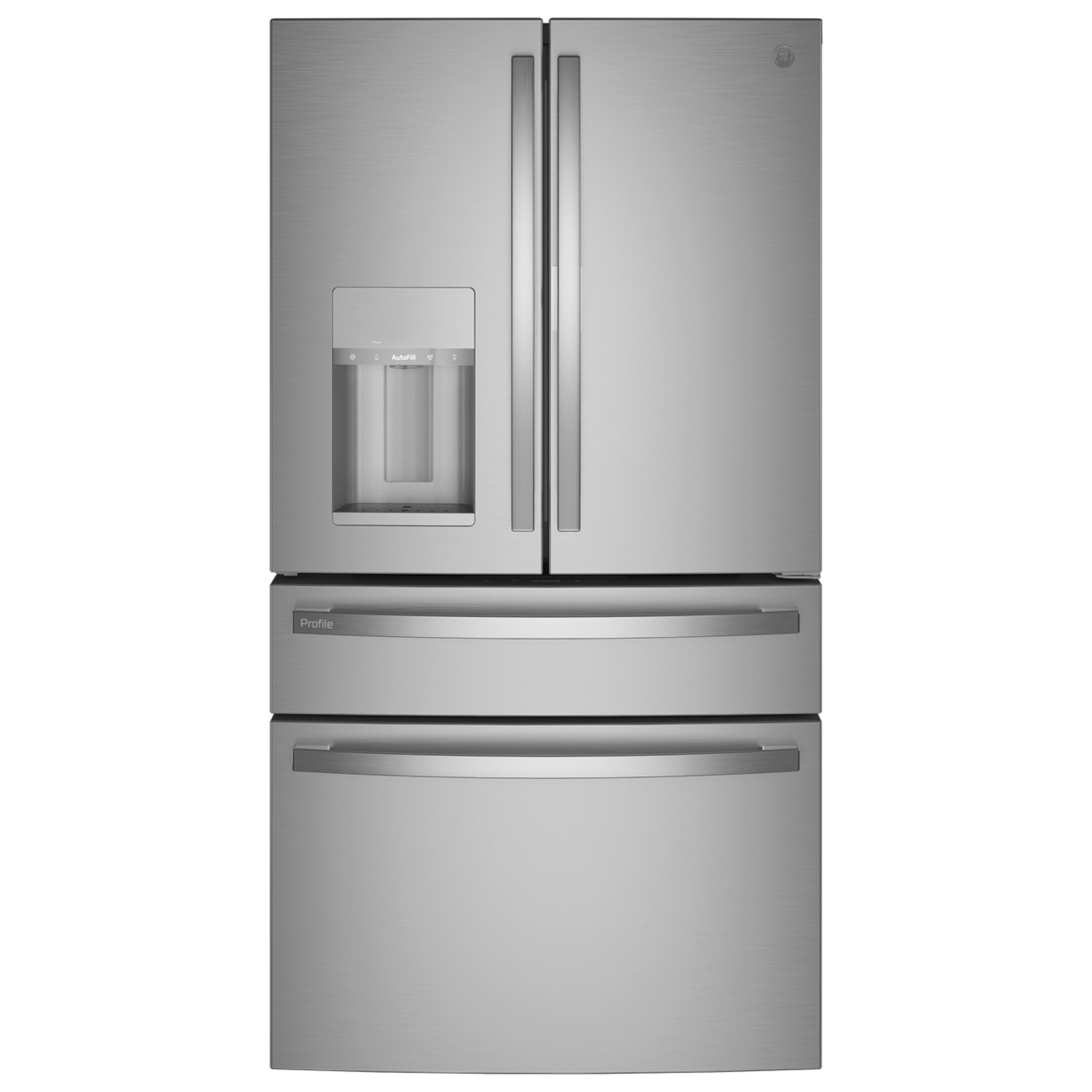 GE Profile 22.4 cu. ft. Smart Counter-Depth Fingerprint Resistant 4-Door French-Door Refrigerator with Door In Door