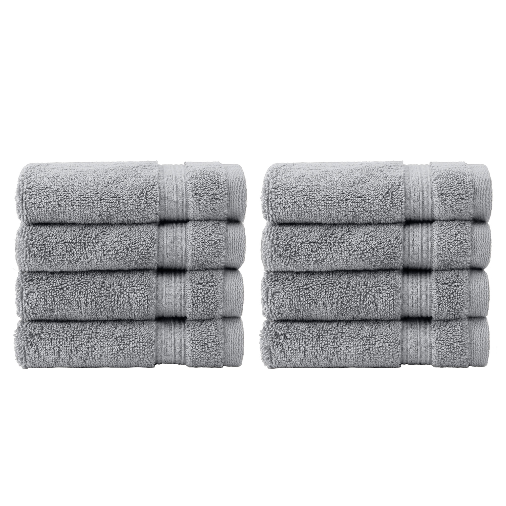 Serene Home Collection Wash Cloth Set, 8-pack