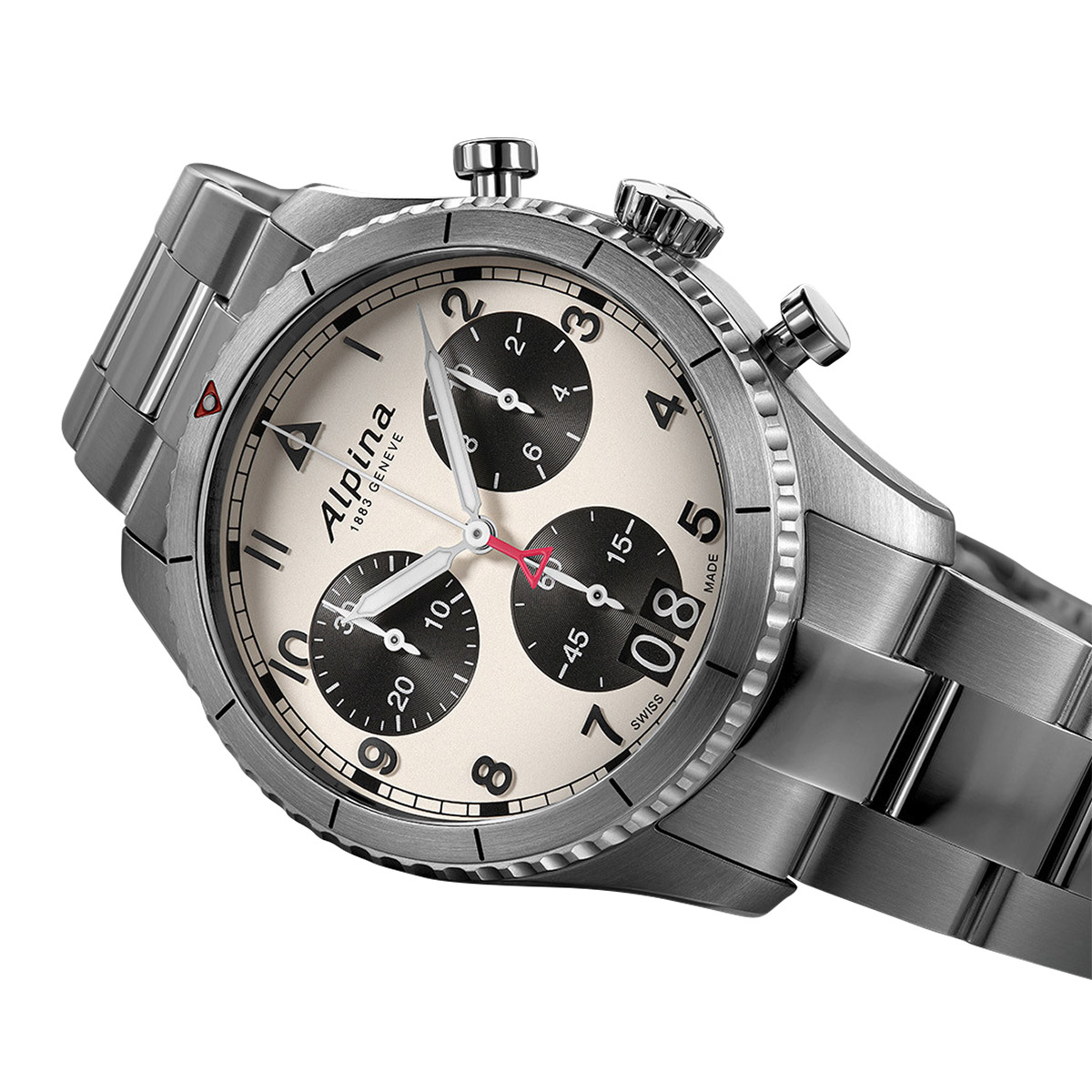 Alpina Startimer Pilot White Dial Men's Watch | Costco