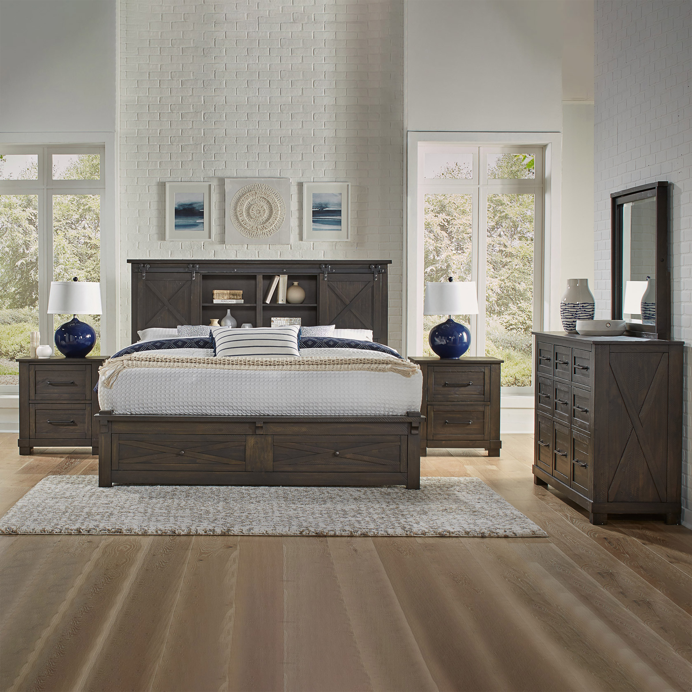 Alpine Ridge 5-piece Solid Pine Queen Bedroom Set