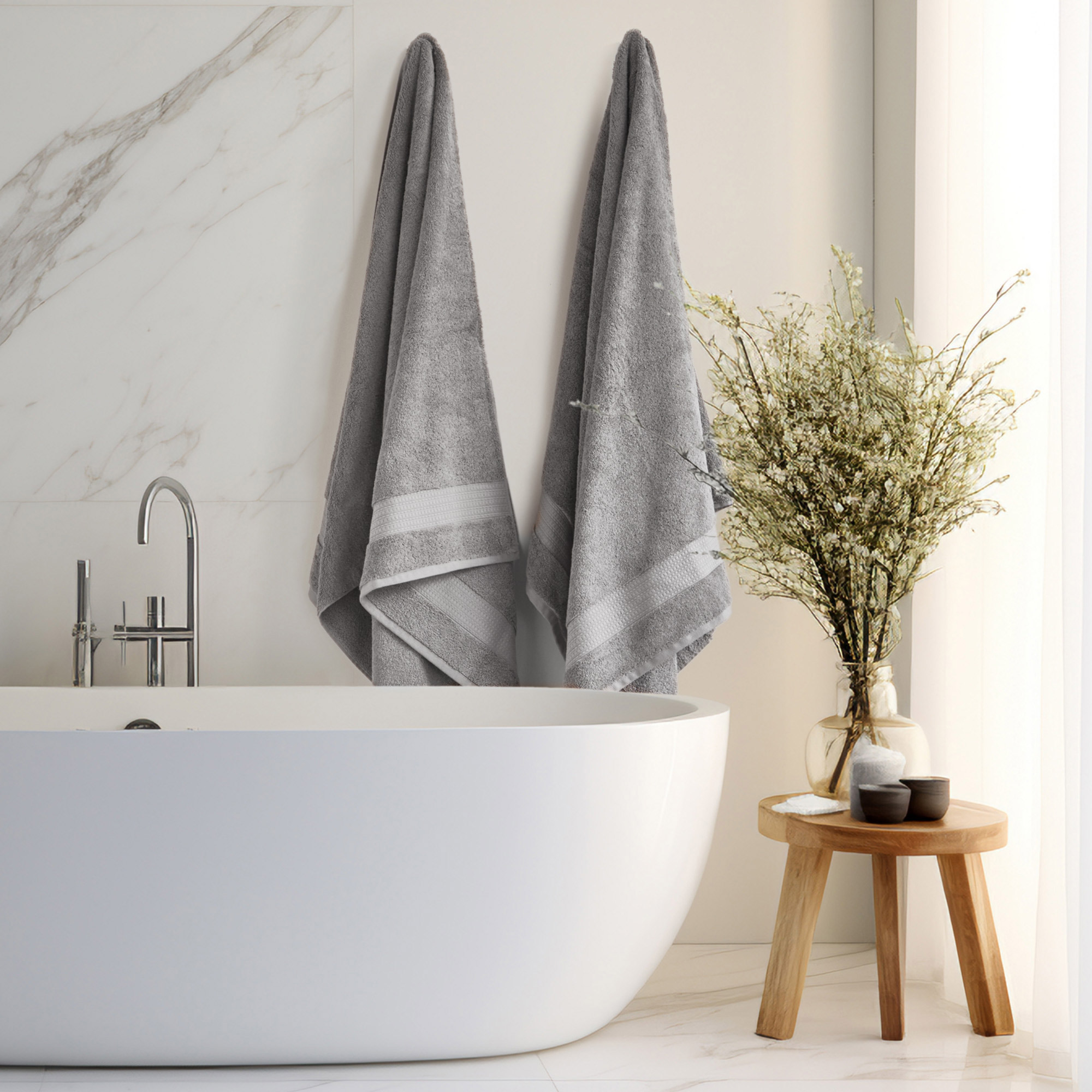 Serene Home Collection Bath Sheet, 2-pack