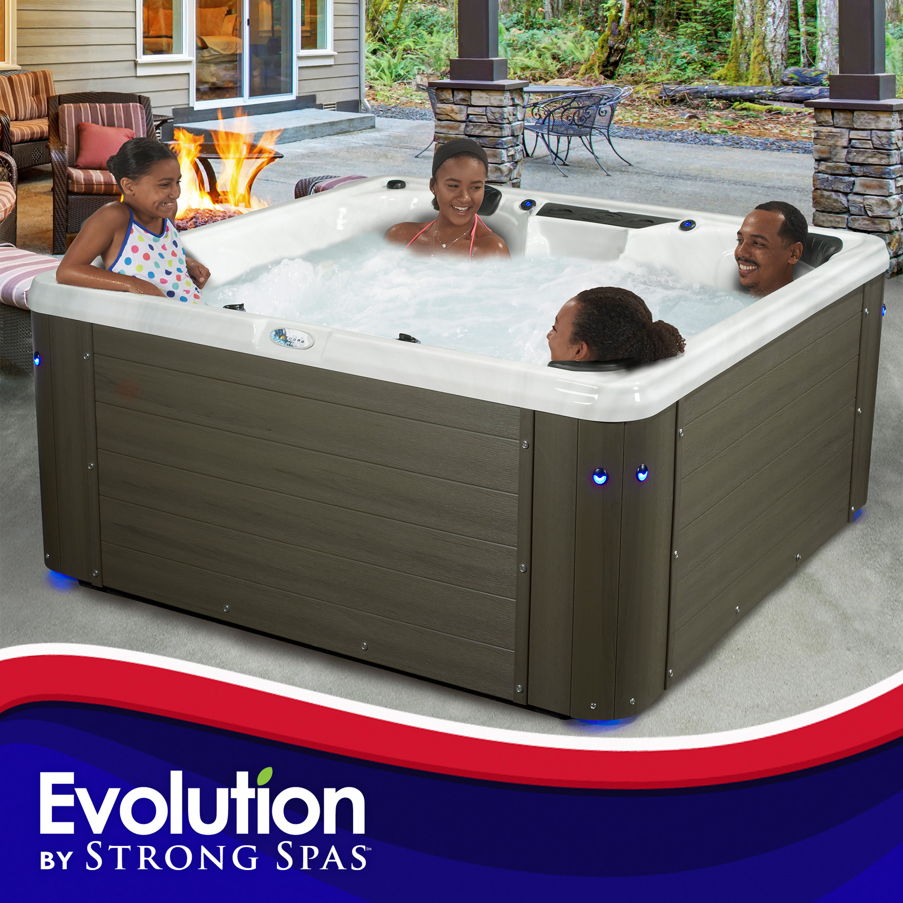 Evolution by Strong Spas Enhance 40-jet, 6 or 7-person