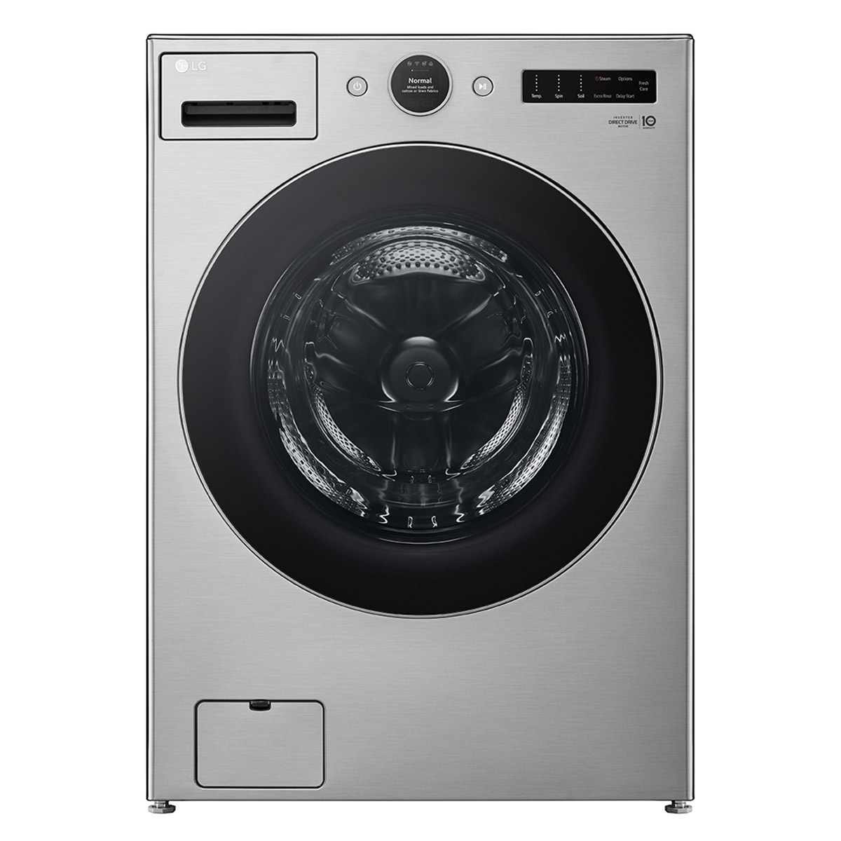 LG 5.2 cu. ft. Graphite Steel Front Load Washer with TurboWash Technology