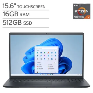 Dell Inspiron 15.6" Touchscreen Laptop - AMD Ryzen 7 7730U - FHD (1920 x 1080) - 60Hz - Windows 11