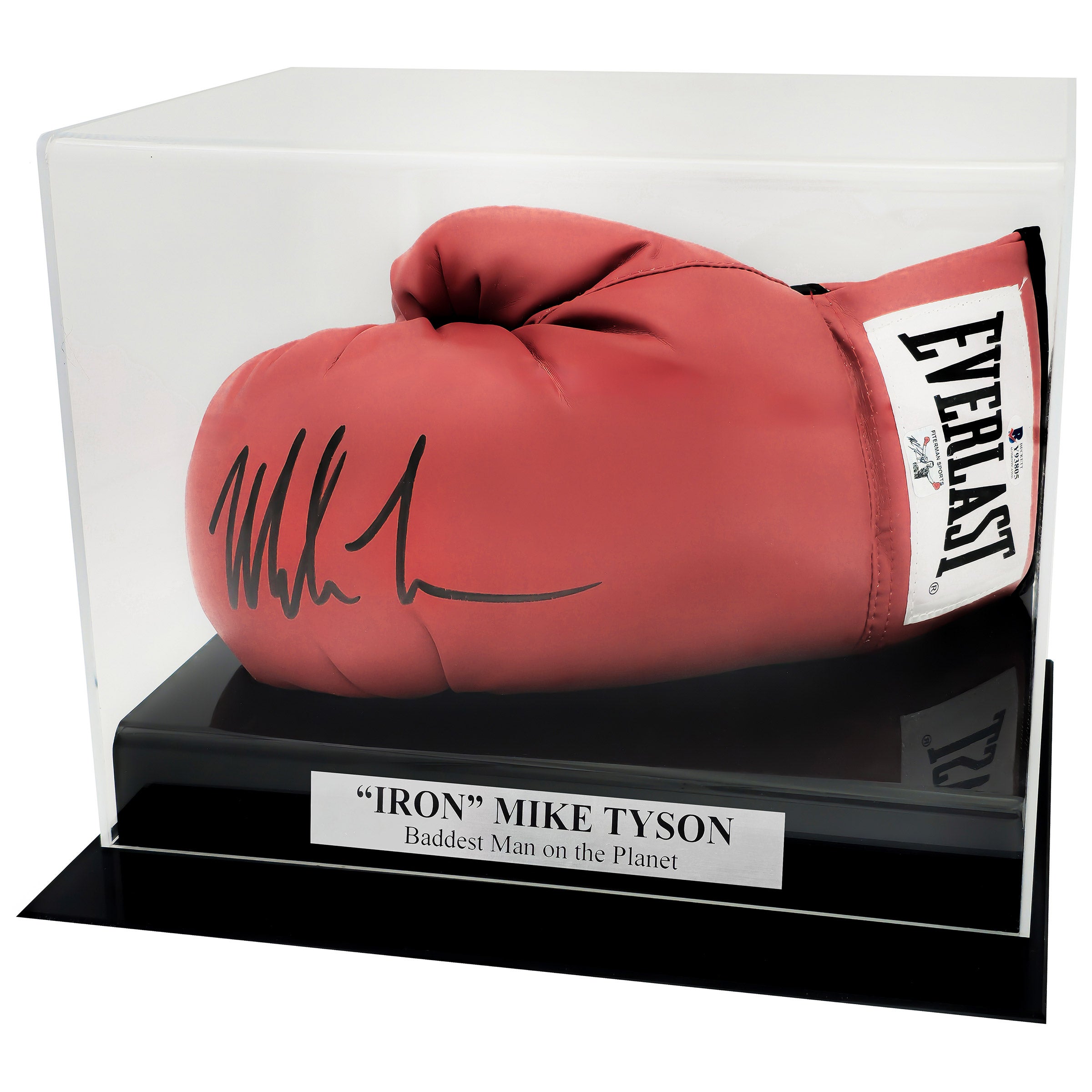 BEDWIN × EVERLAST BOXING GLOVE TYSON スカル Mike Tyson Autographed Red Everlast Boxing Glove Left Hand Beckett