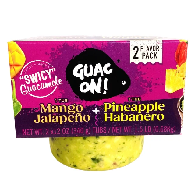 GUAC ON! "SWICY" GUACAMOLE 2/12 OZ (1.5 LB)