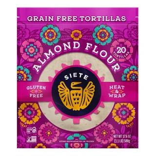 Siete Almond Flour Tortilla, 20-count