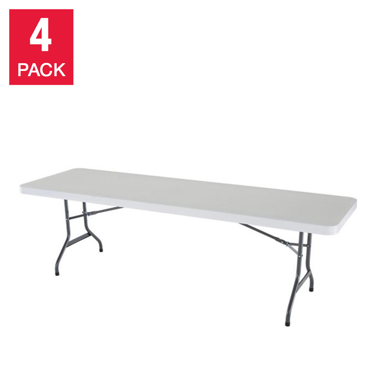 Lifetime 182.9 cm (6 ft.) Commercial Folding Tables 4-pack