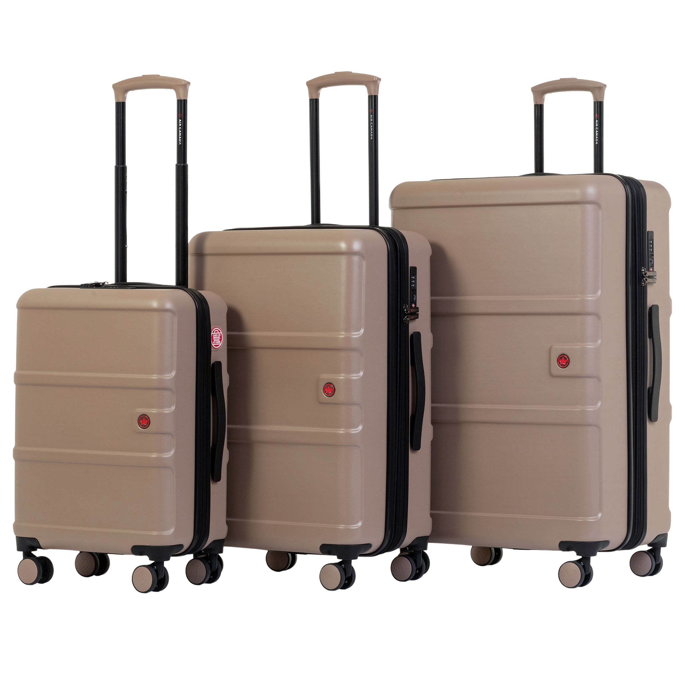 Air Canada Porto 3 Piece Hardside Luggage Set | Costco