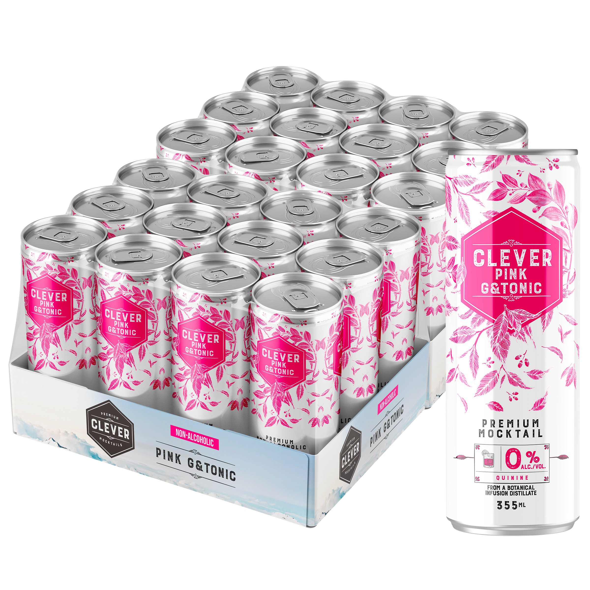 Clever Mocktails, 355 mL 24-pack