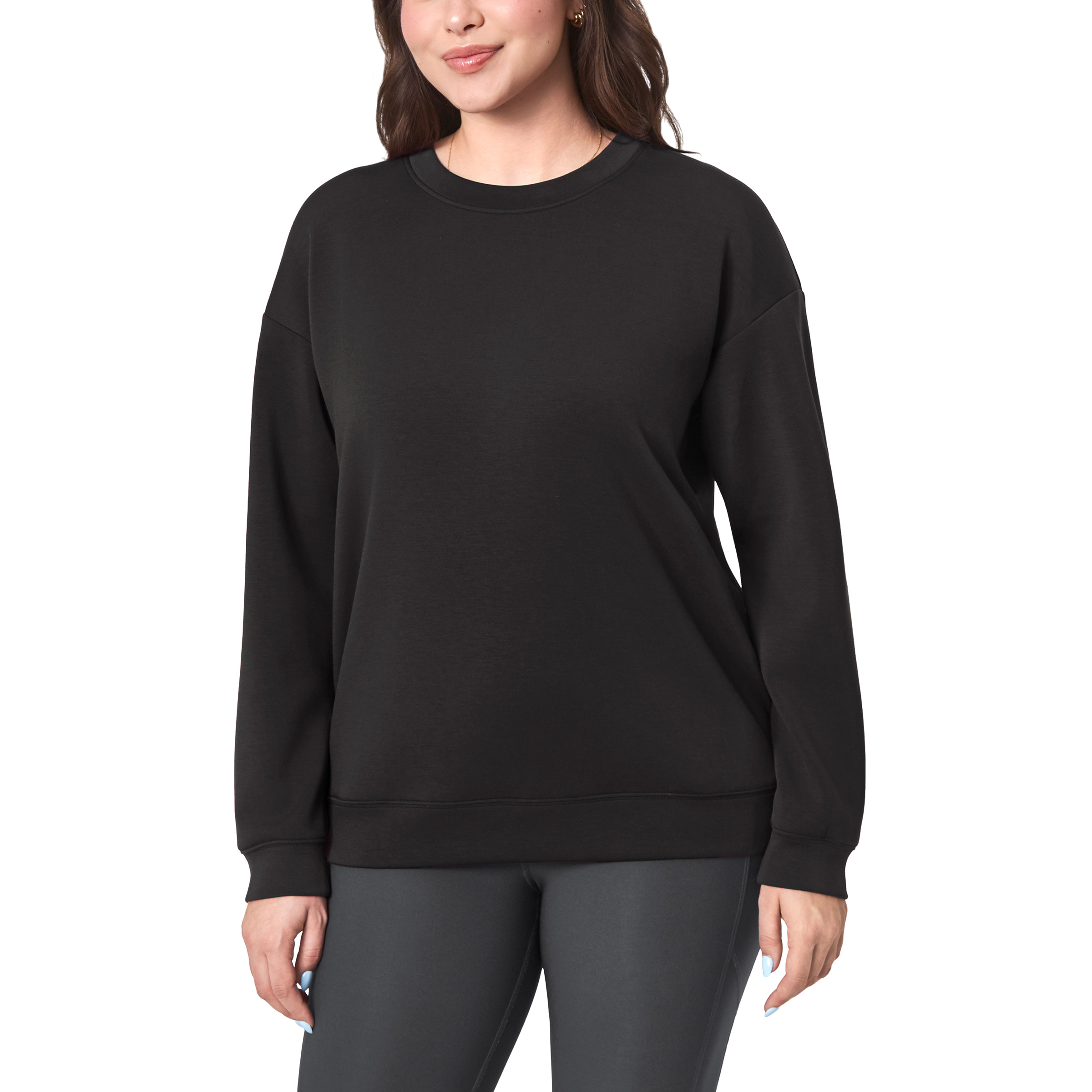 Mondetta Women's Cozy Active Crewneck