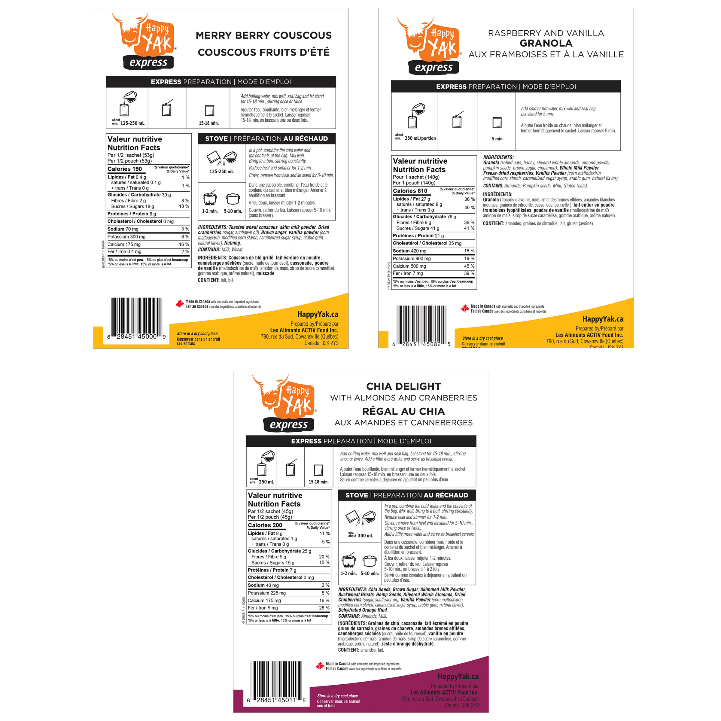 Happy Yak Freeze Dried Meal Kits, 16 Count | Costco
