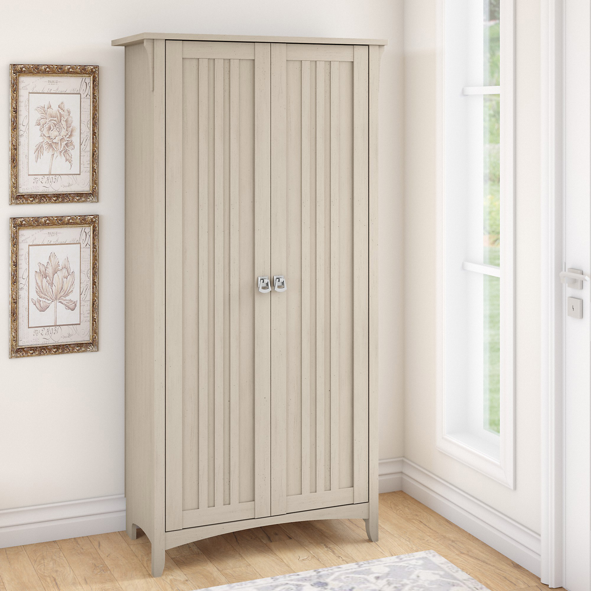 Bush Salinas Tall Storage Cabinet with Doors