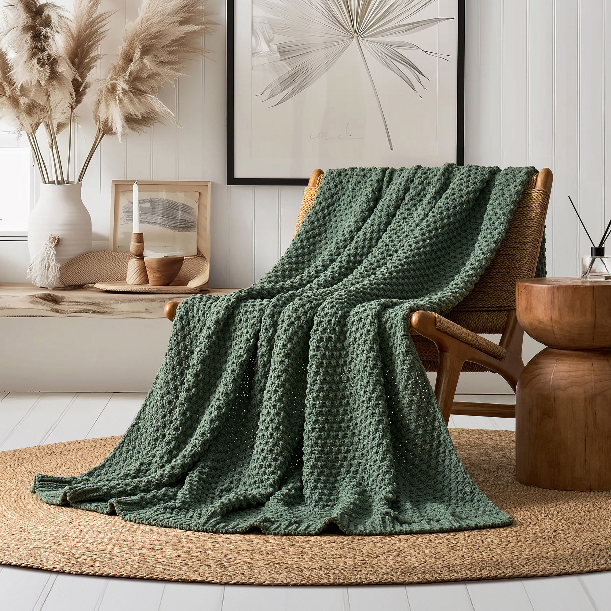 Evergrace Chenille Knit Throw