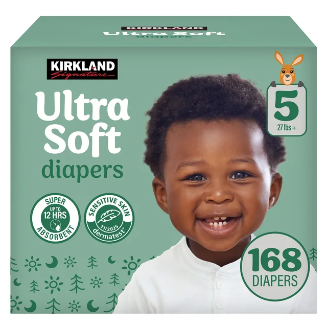 Kirkland Signature Diaper Sizes 3-7, Size Five
